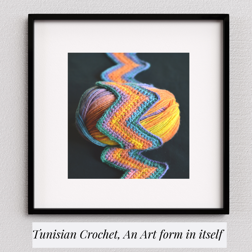 Tunisian Crochet, An Art form in itself 