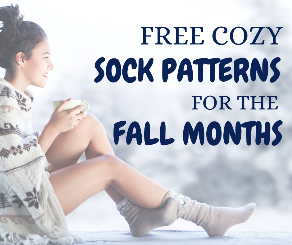 Free Cozy Sock Patterns for the Fall Months | free knitting & crochet socks patterns for winter | festive winter fall season free sock patterns