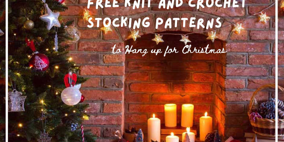 Free Knit and Crochet Stocking Patterns to Hang up for Christmas