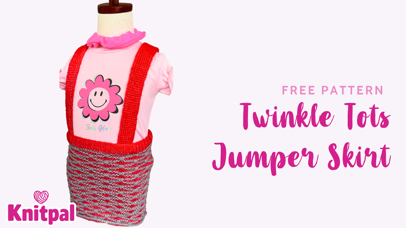 Twinkle Tots Jumper Skirt - Free Knitting Pattern