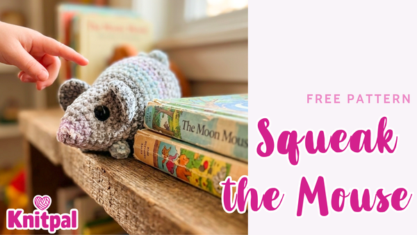 Squeak the mouse free crochet amigurumi pattern
