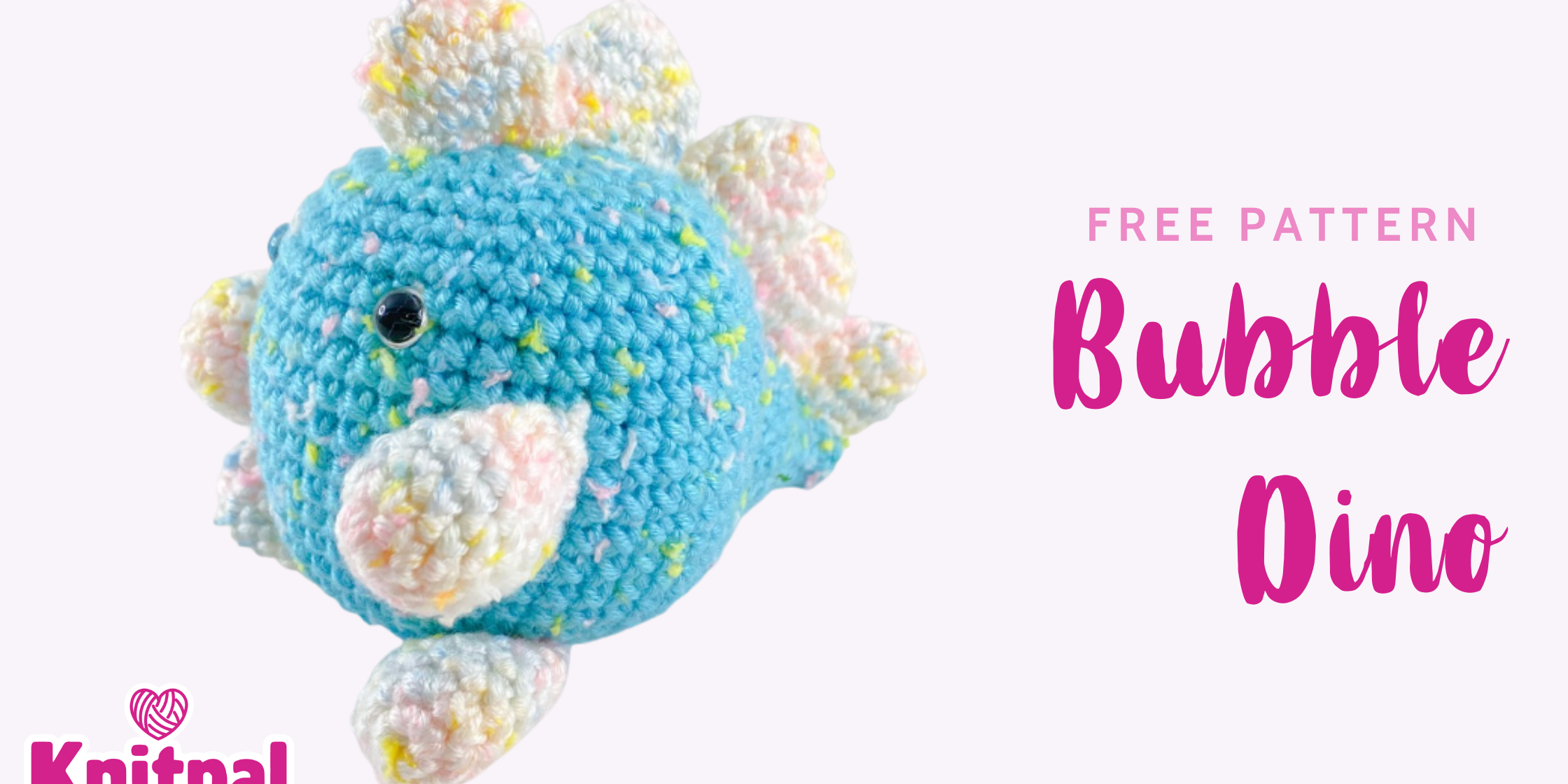 Bubble Dino - Free Amigurumi Pattern