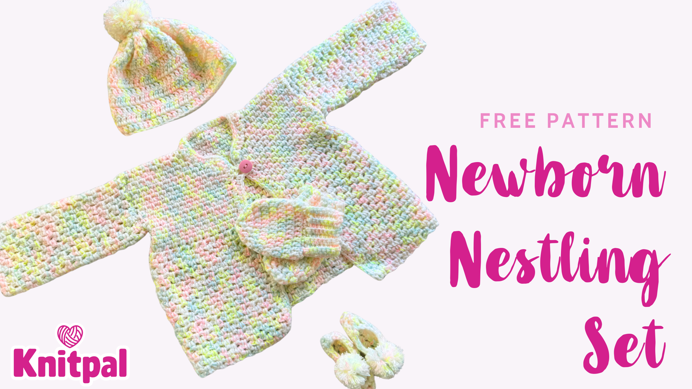 Newborn Nestling Set - Free Crochet Baby Pattern
