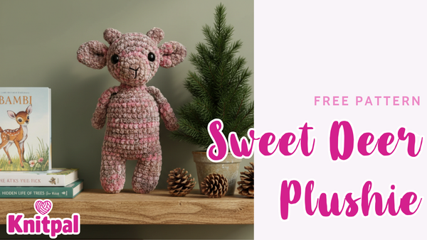 sweet baby dear plushie free amigurumi crochet pattern