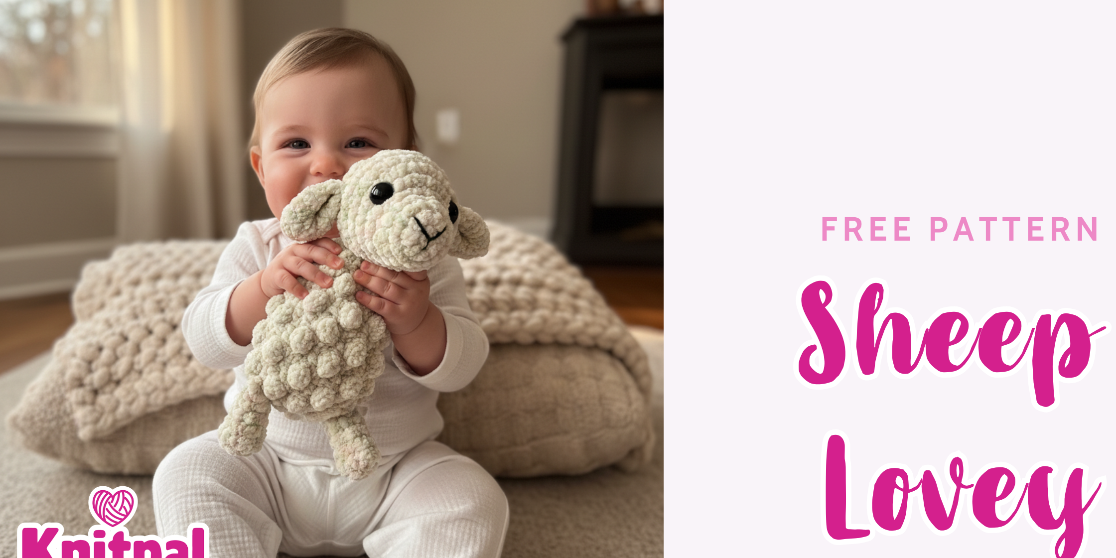 sheep lovey free amigurumi crochet pattern