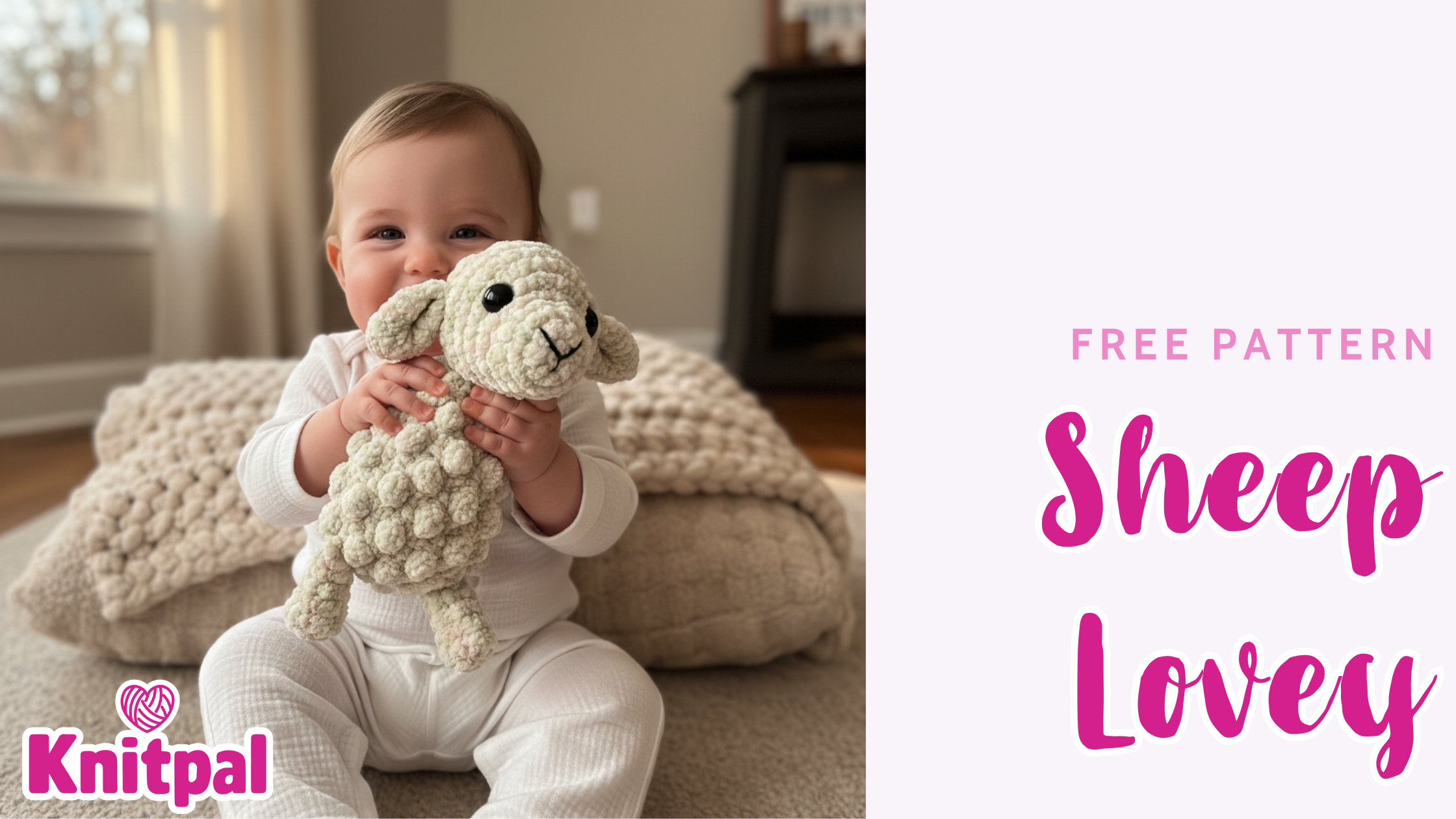 sheep lovey free amigurumi crochet pattern