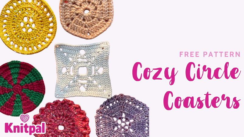 Cozy Circle Coasters - Free Crochet Pattern