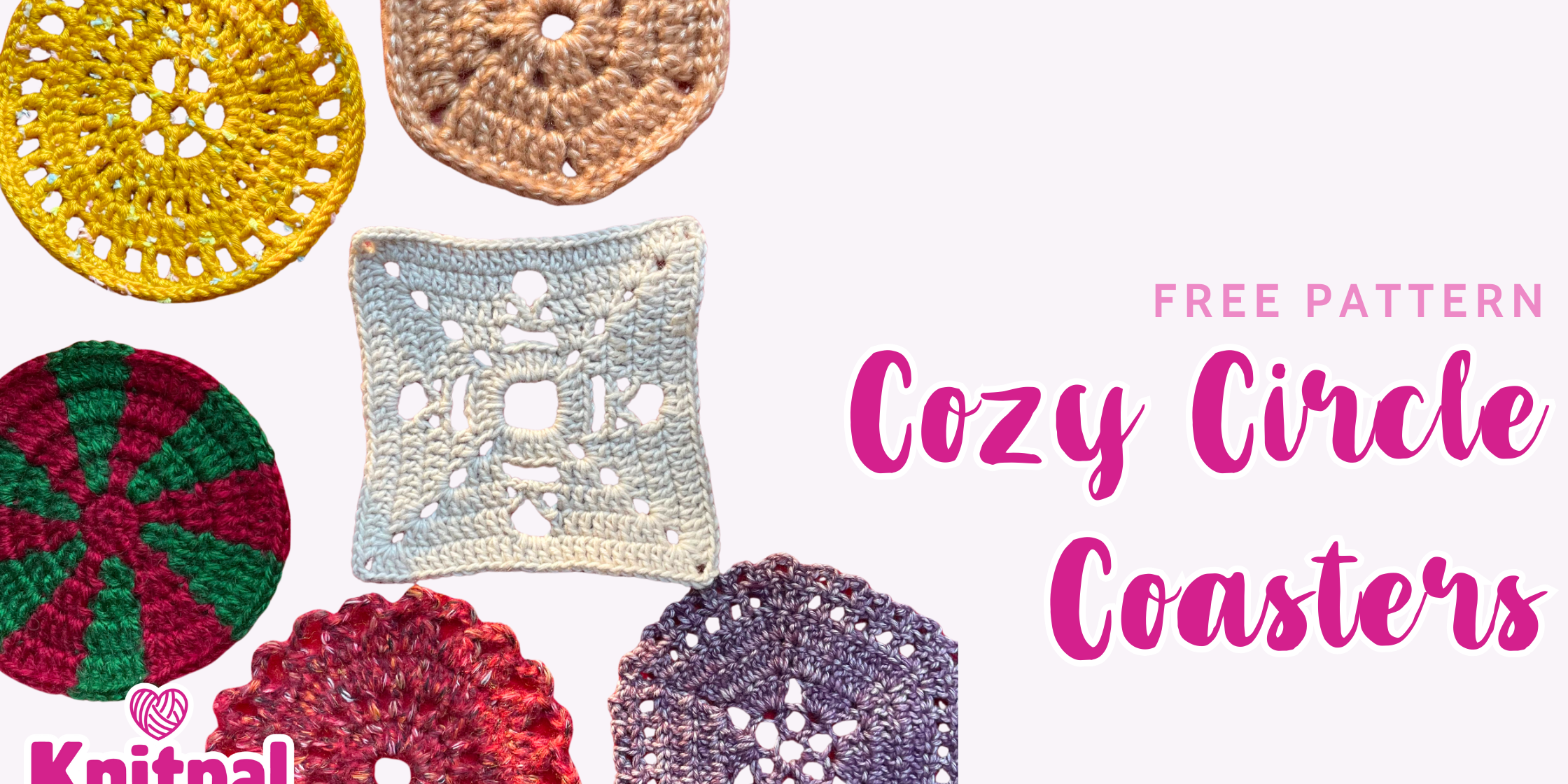 Cozy Circle Coasters - Free Crochet Pattern