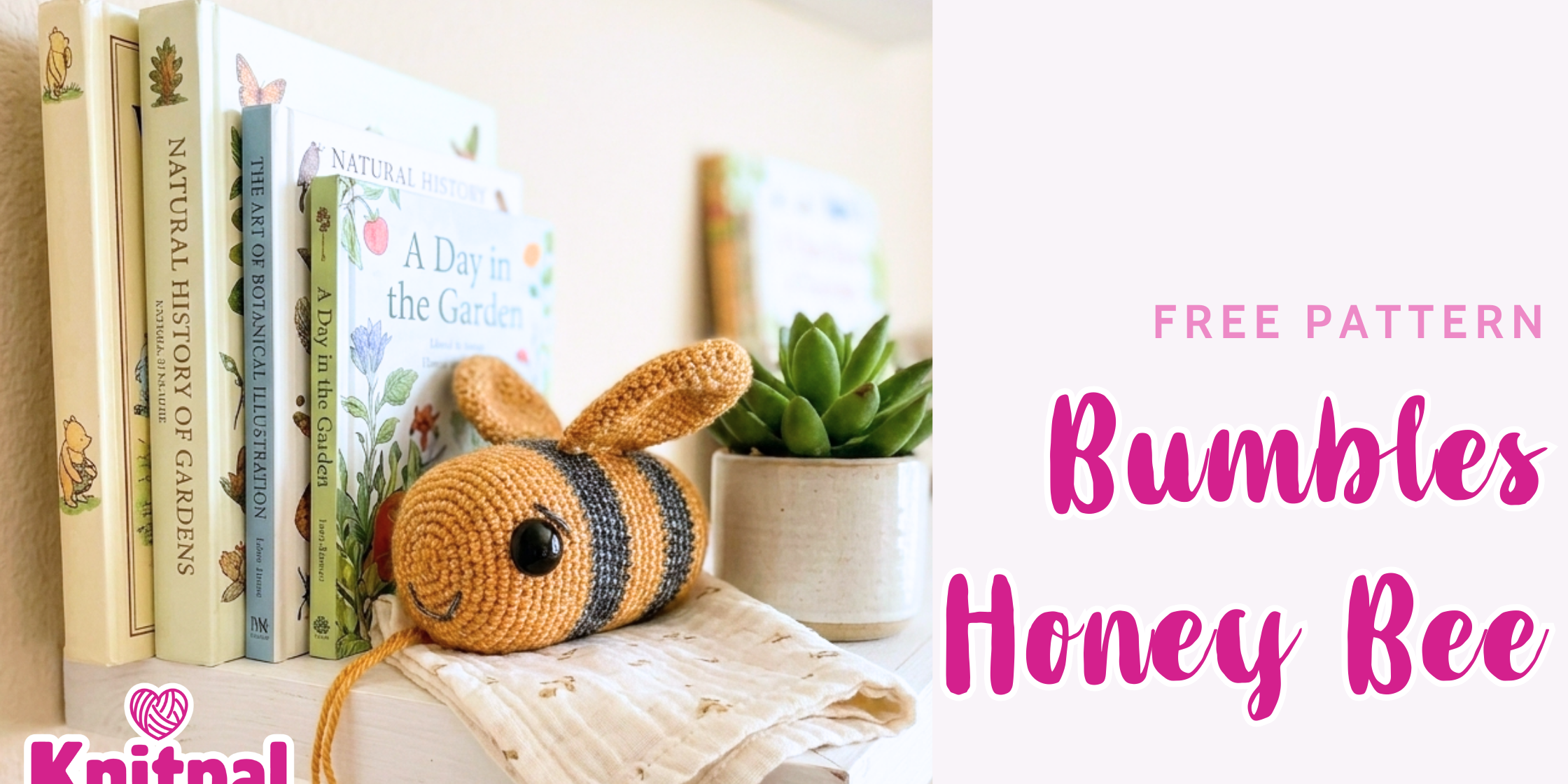 Bumbles Honey Bee - Free Amigurumi Crochet Pattern