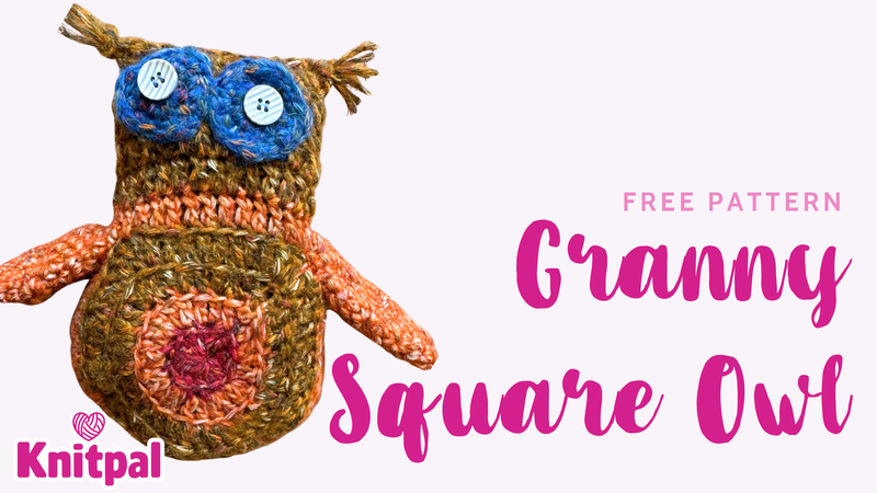 Granny square owl free pattern