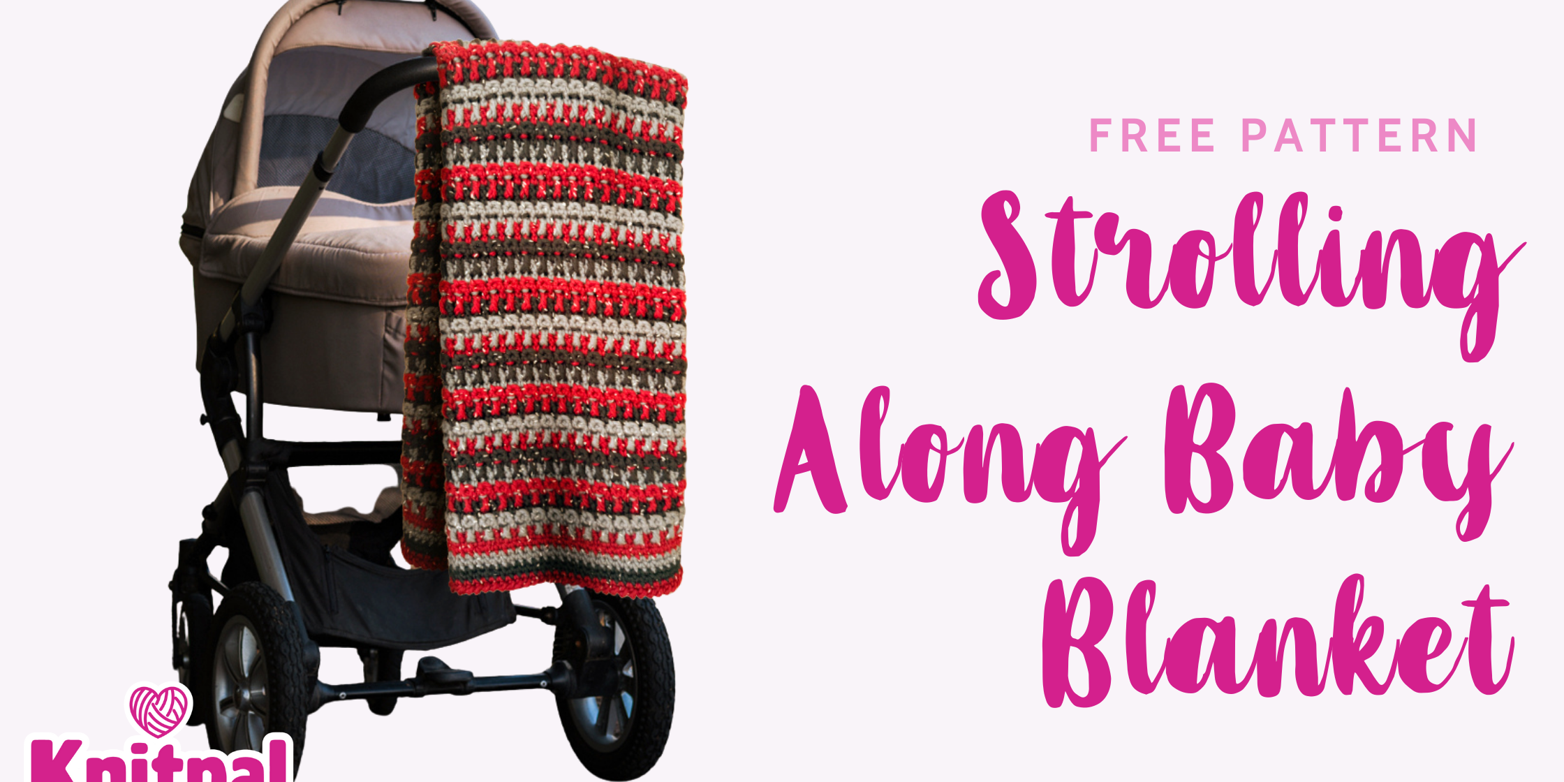 Strolling Along Baby Blanket - Free Crochet Pattern
