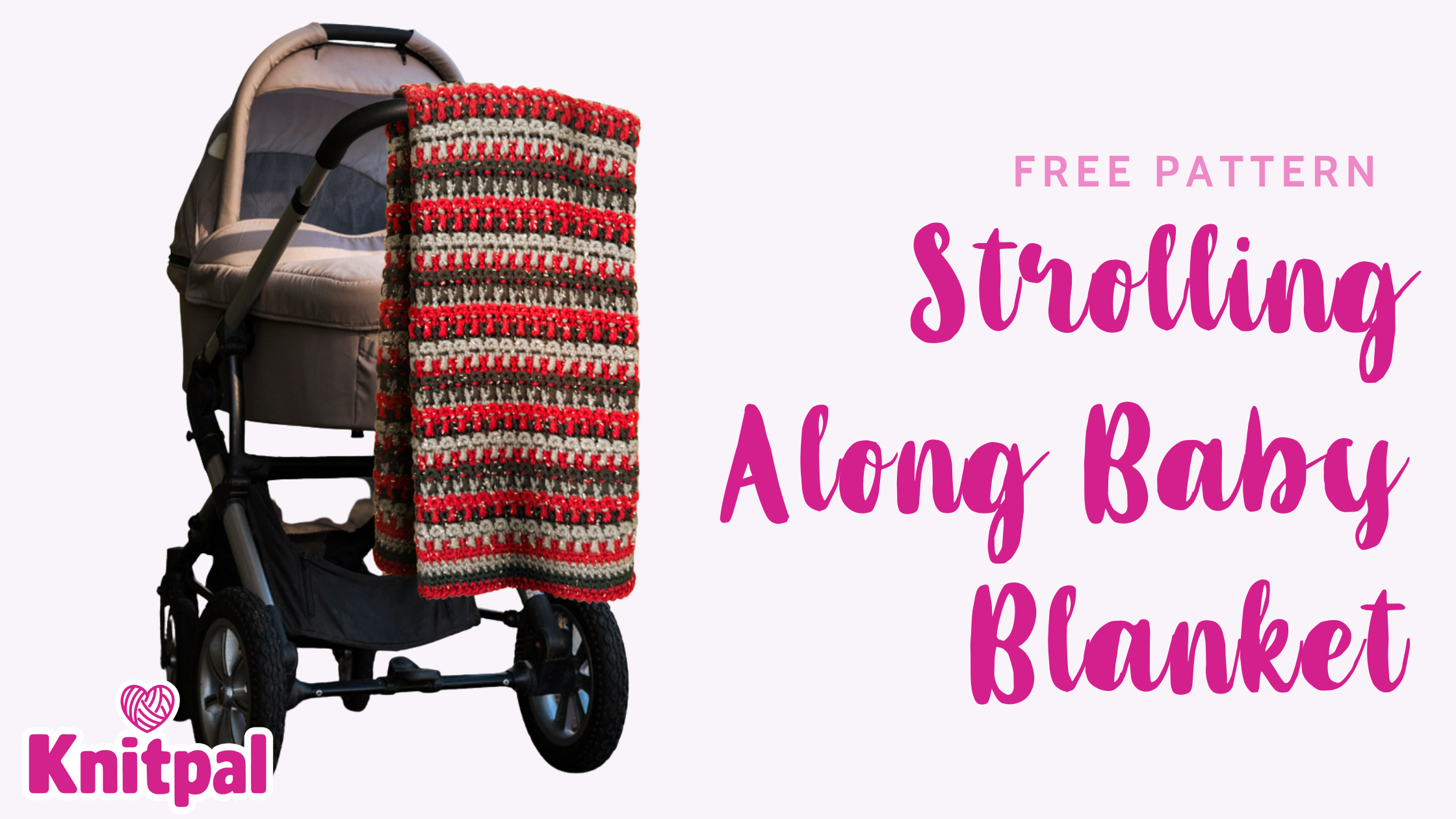 Strolling Along Baby Blanket - Free Crochet Pattern