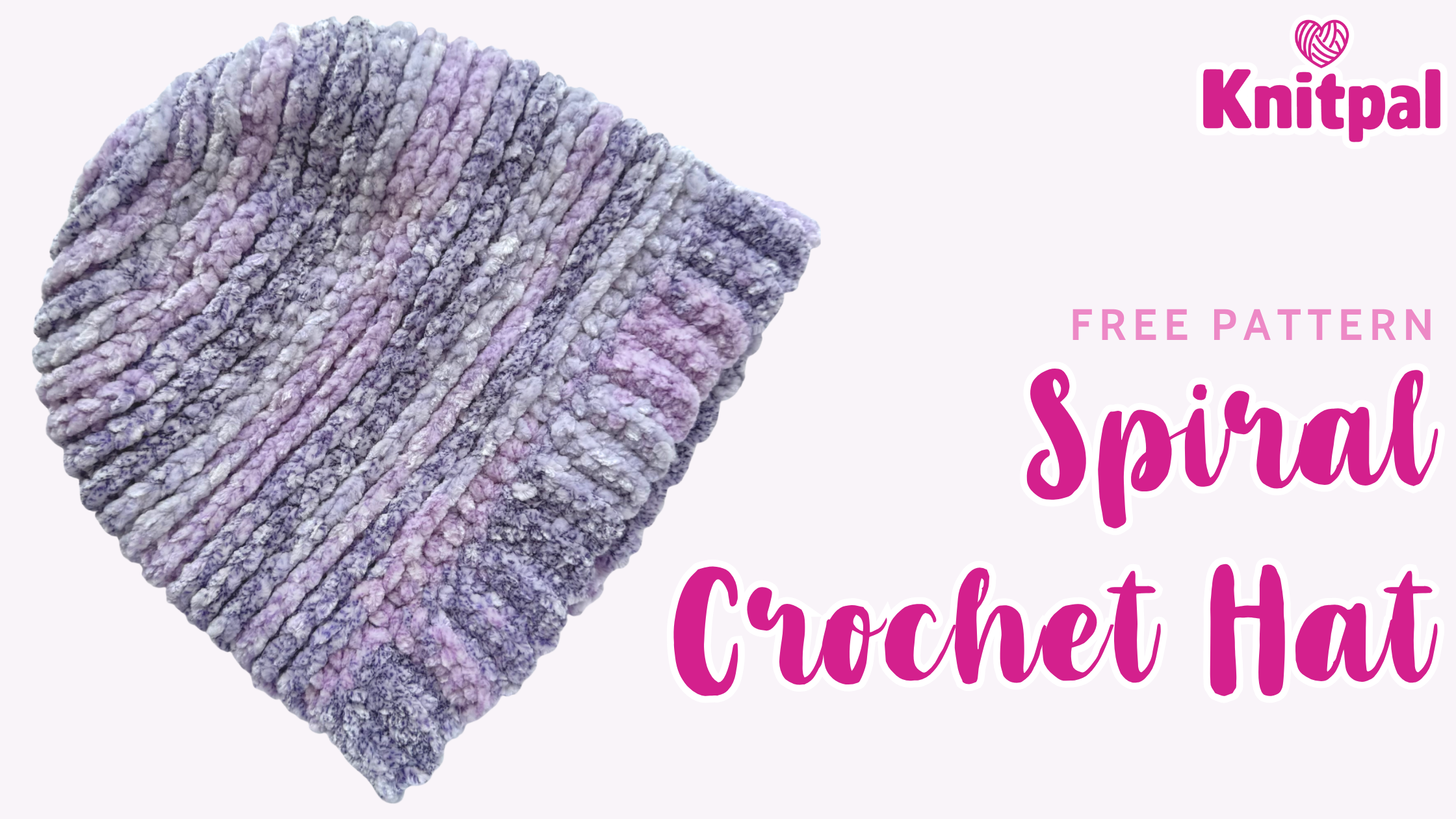 Spiral hat free corchet pattern