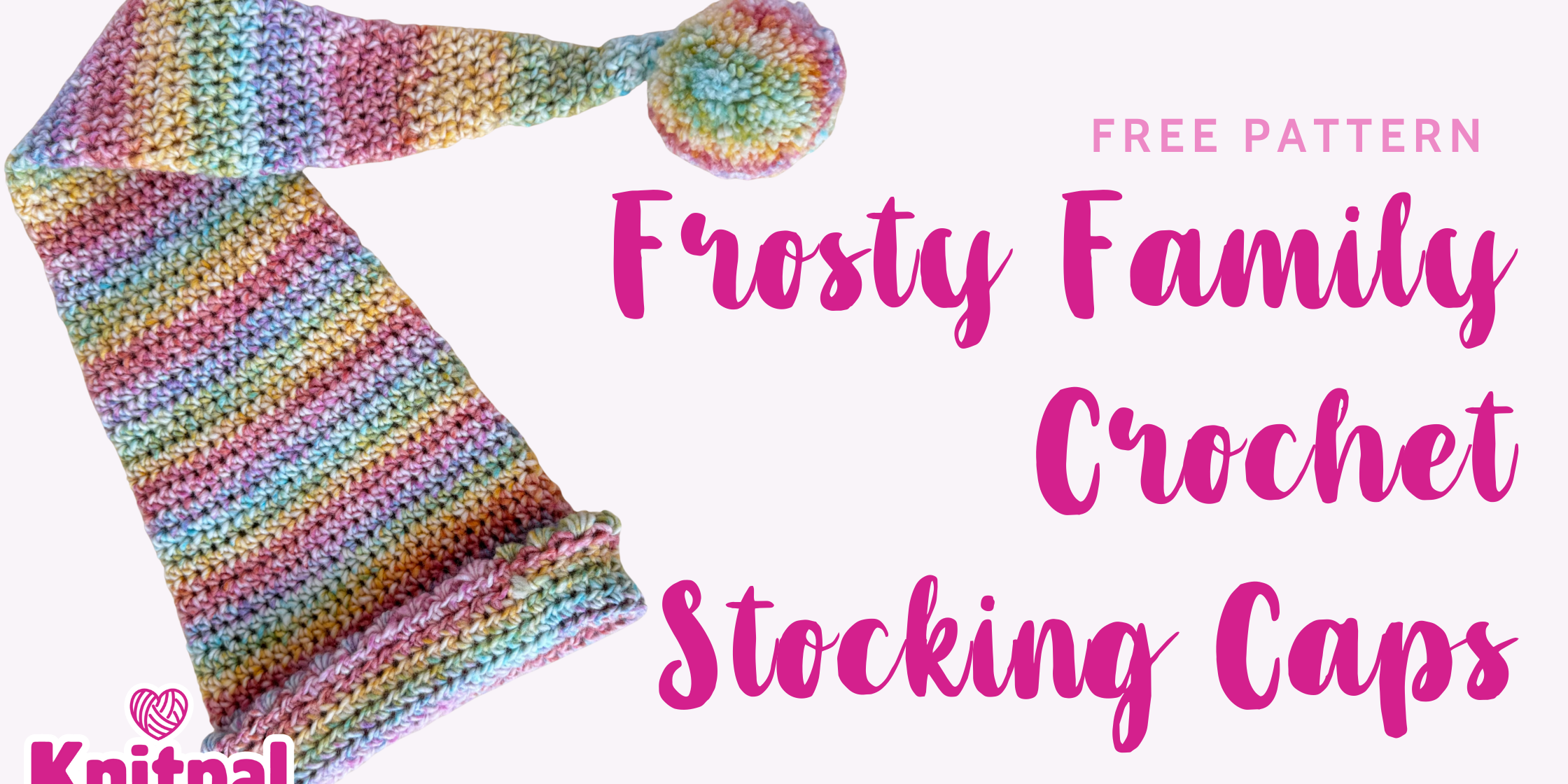 Frosty Family Crochet Stocking Caps Free Pattern