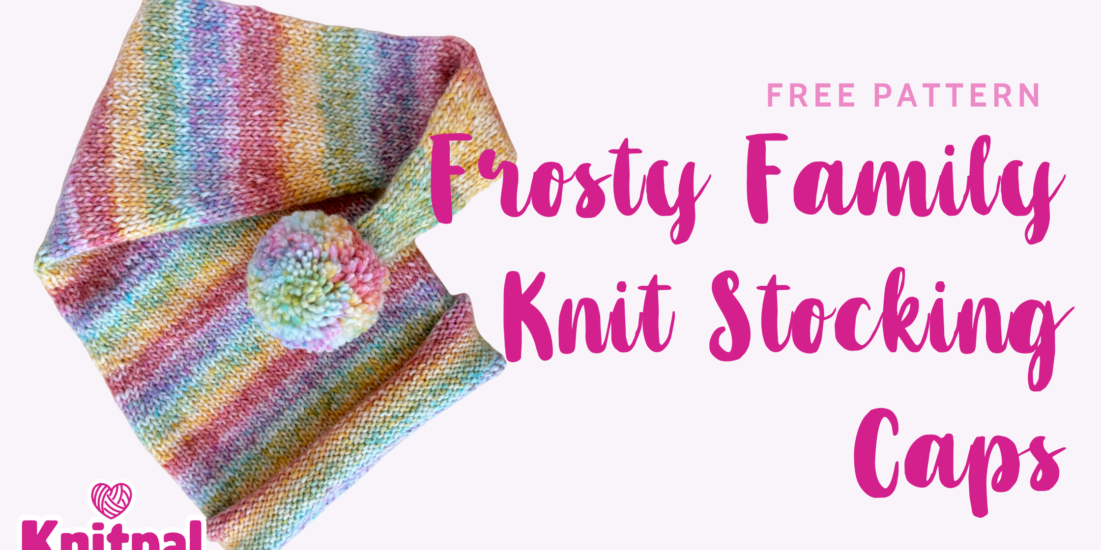 Frosty Family Knit Stocking Caps - Free Pattern