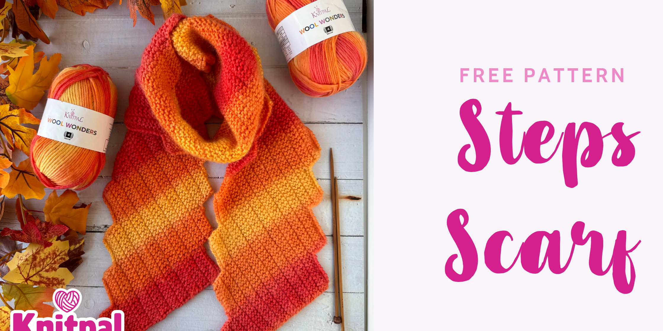 Free pattern - steps scarf