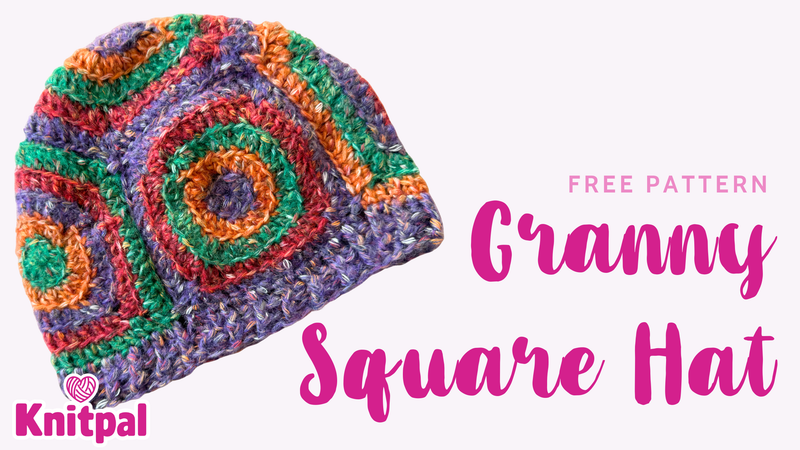 Granny Square Hat - Free Crochet Pattern