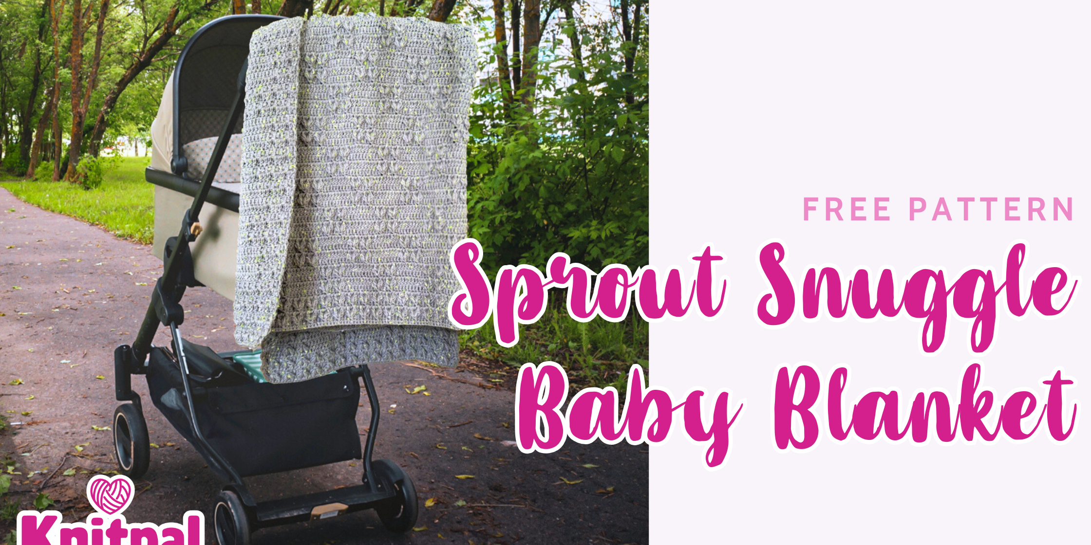 Sprout Snuggle Baby Blanket free crochet pattern