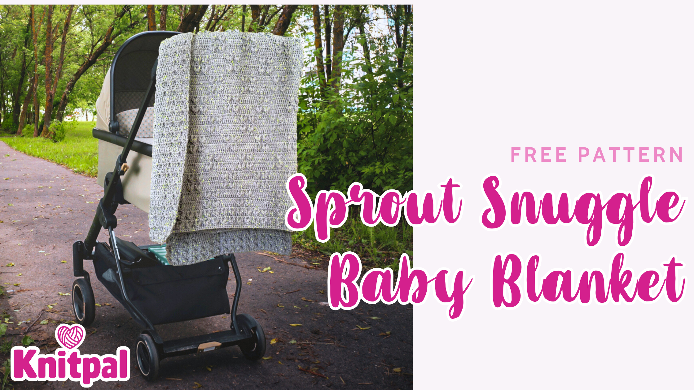 Sprout Snuggle Baby Blanket free crochet pattern