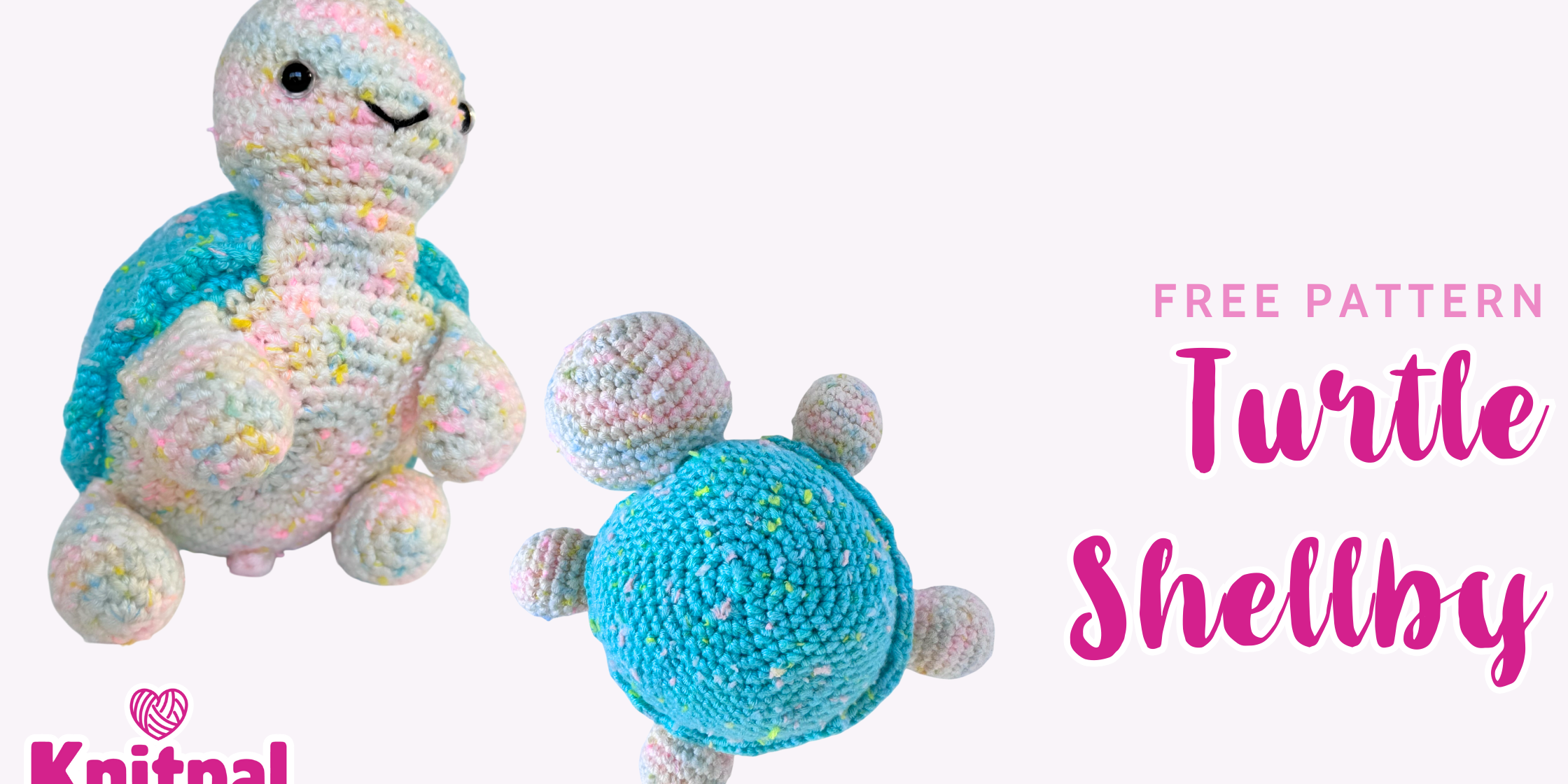 Free turtle shelly crochet amigurumi pattern