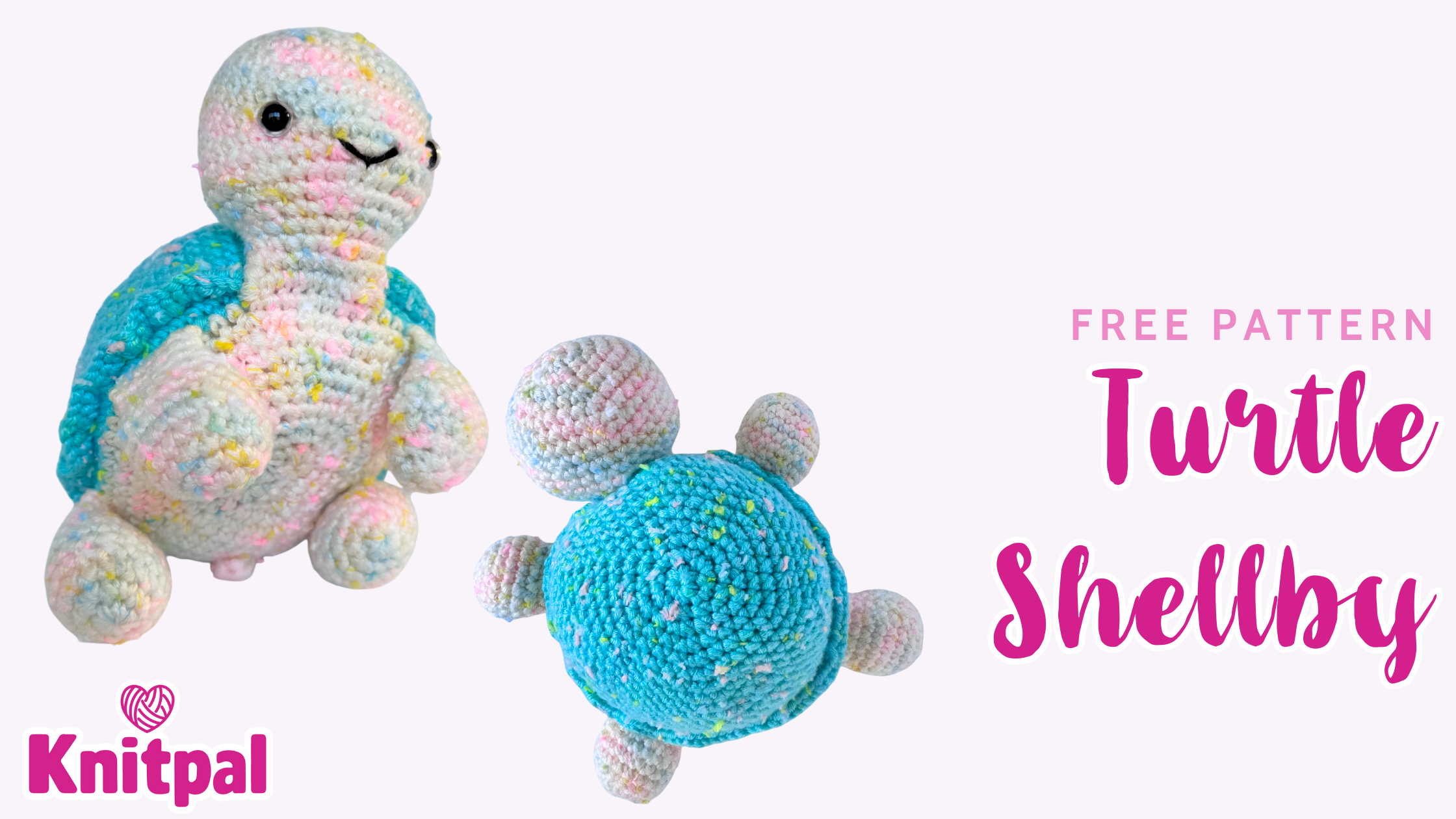 Free turtle shelly crochet amigurumi pattern