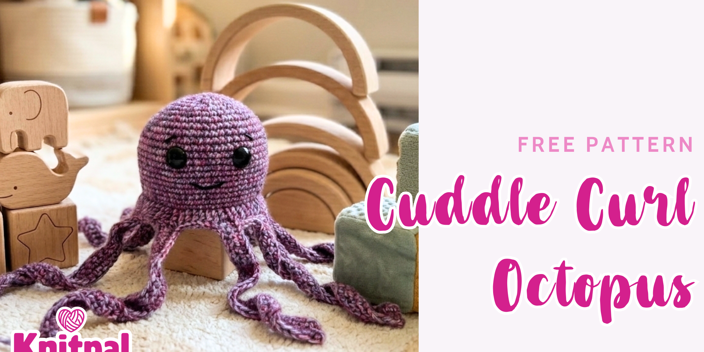 cuddle curl octopus free amigurumi crochet pattern