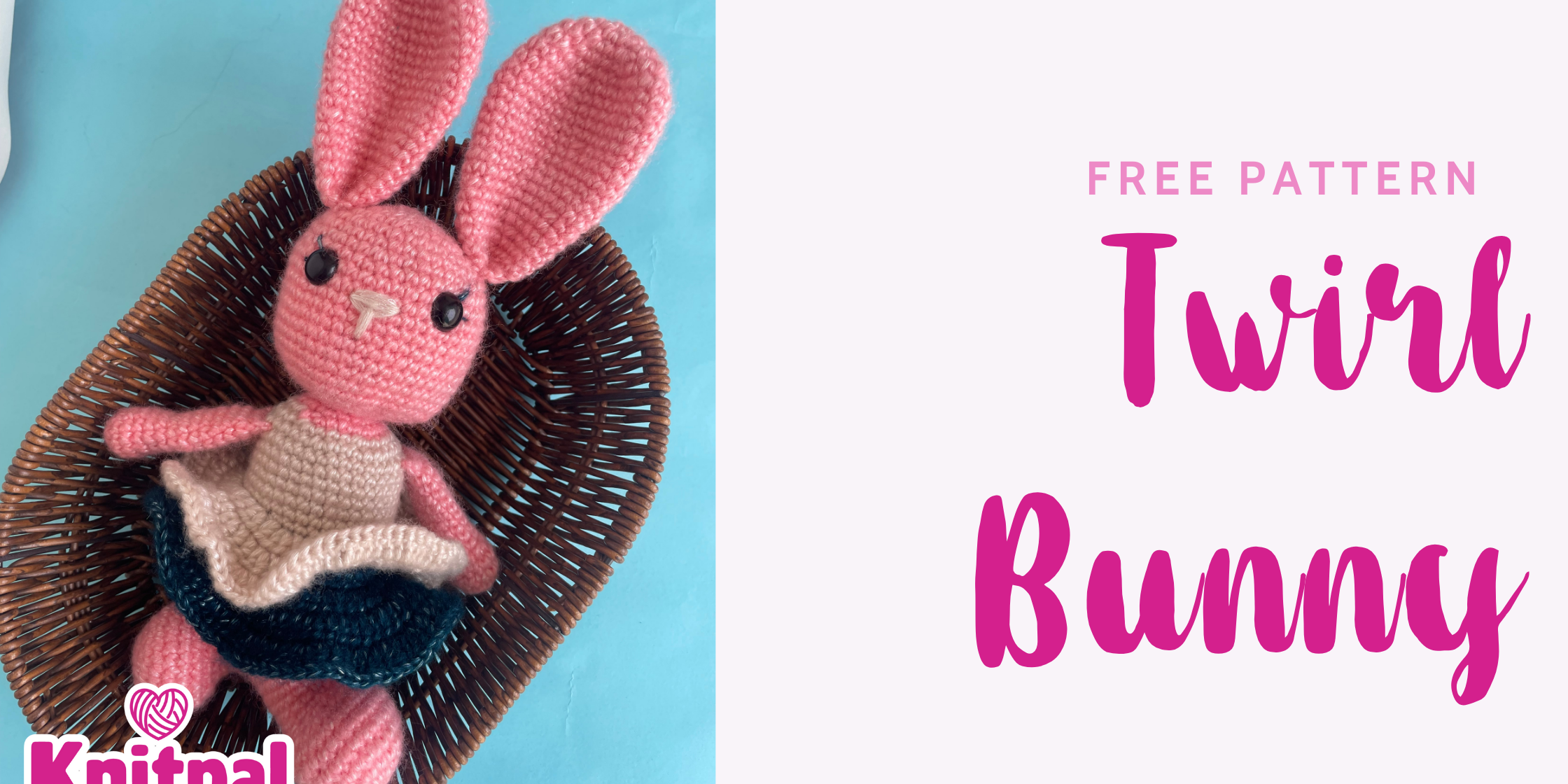 Twirl Bunny free crochet pattern