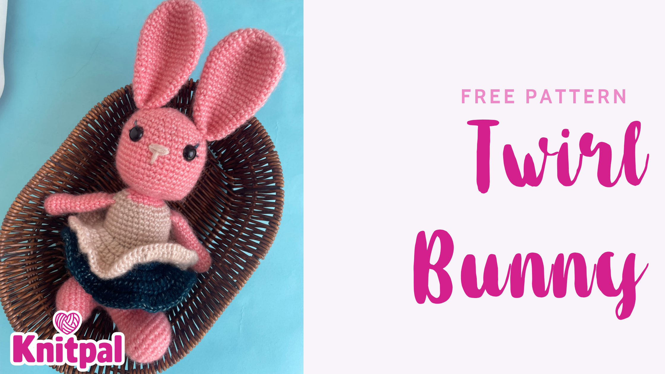 Twirl Bunny free crochet pattern