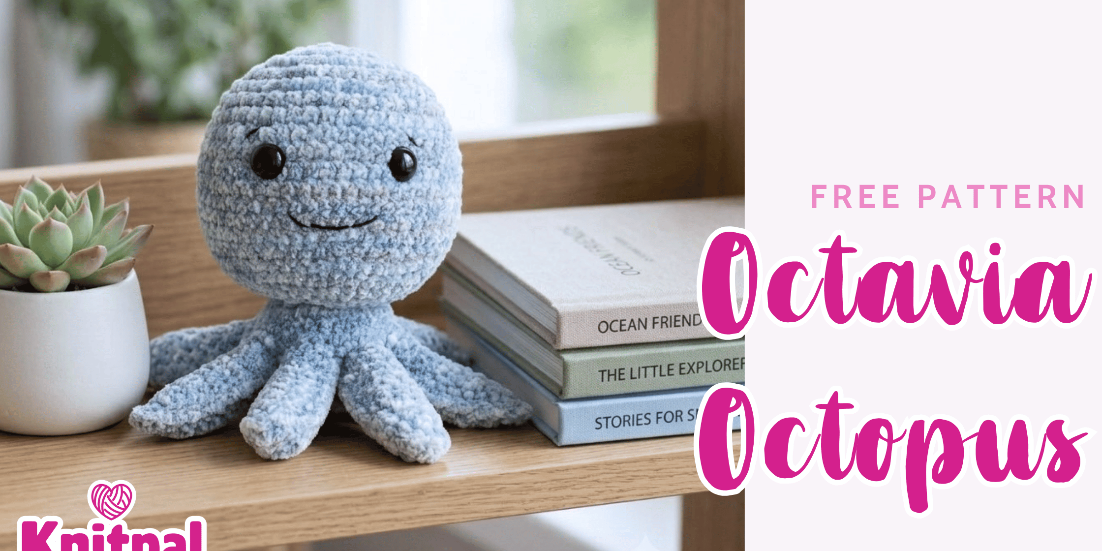 Octavia Octopus - Free Amigurumi Crochet Pattern