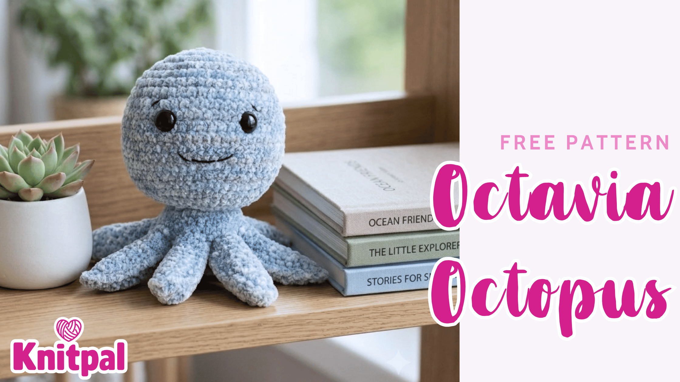 Octavia Octopus - Free Amigurumi Crochet Pattern