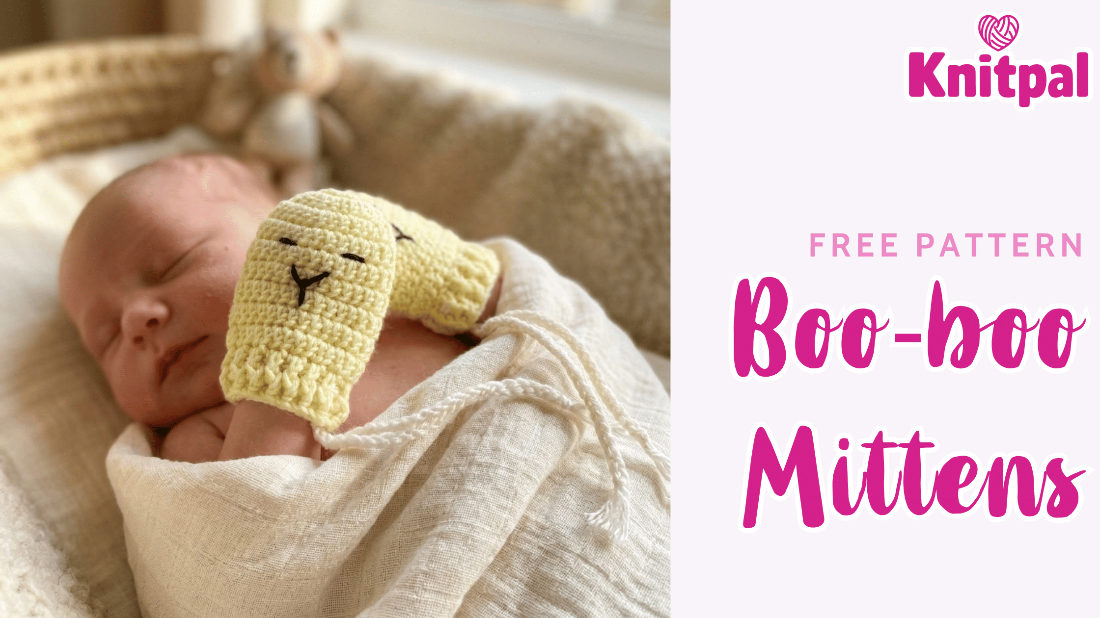 Boo-boo Mittens - Free Crochet Pattern