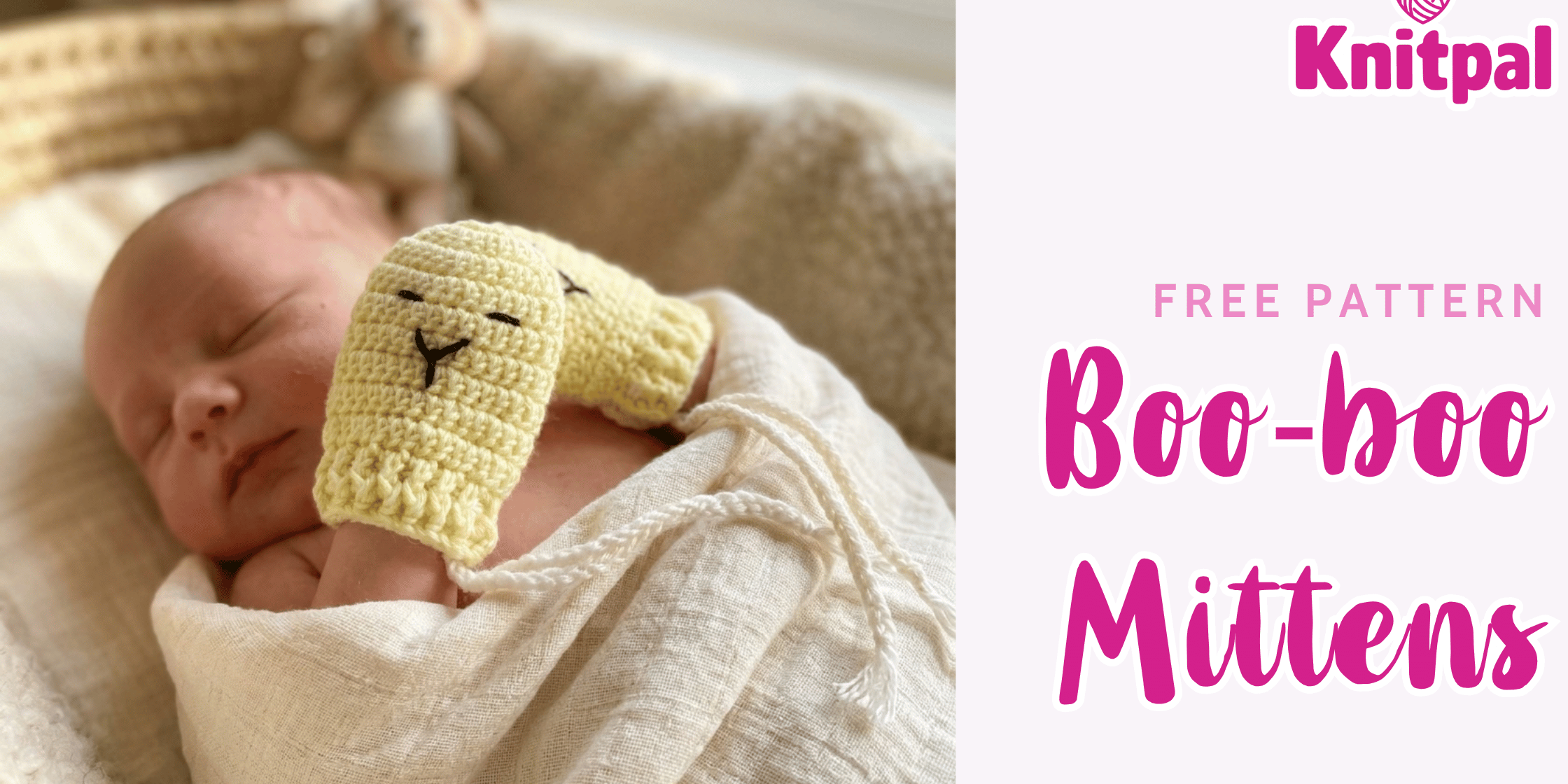 Boo-boo Mittens - Free Crochet Pattern