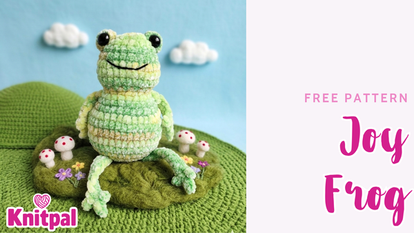 Joy frog free amigurumi crochet pattern