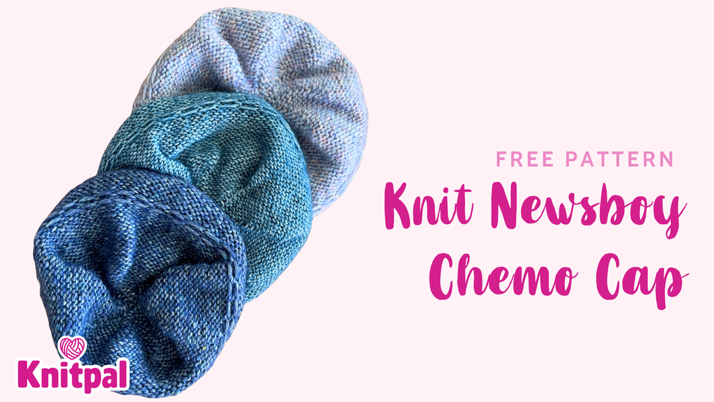 Free pattern - Knit Newsboy Chemo Cap
