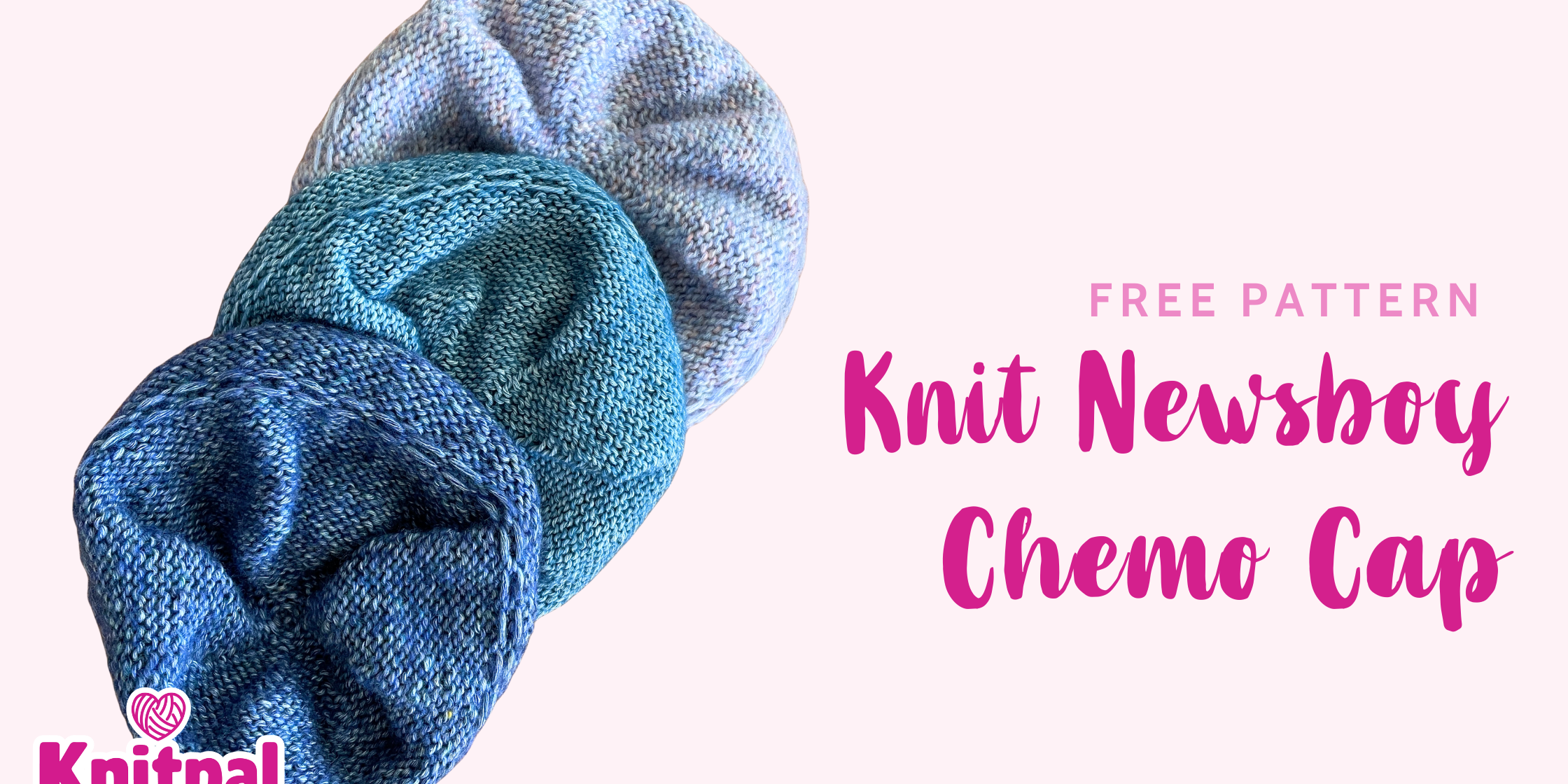 Free pattern - Knit Newsboy Chemo Cap