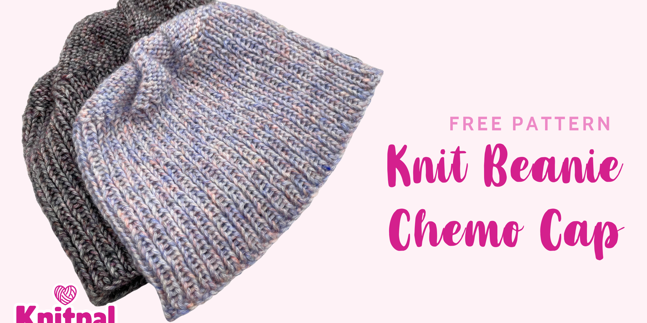 Knit Beanie Chemo Cap - Free Pattern