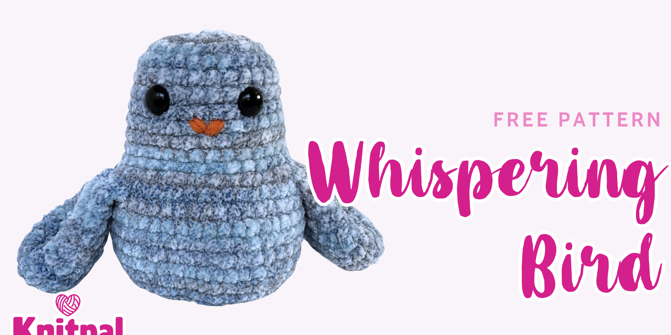 whispering bird free amigurumi crochet pattern