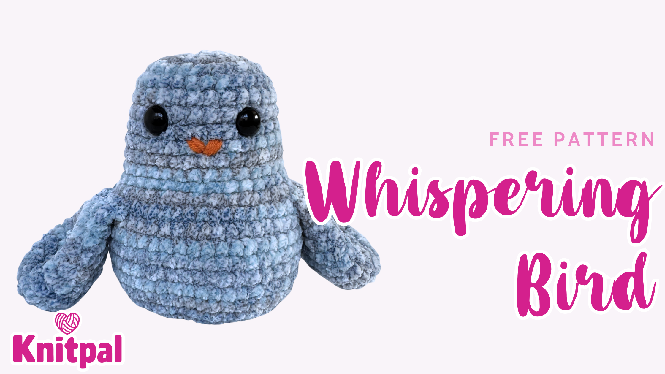whispering bird free amigurumi crochet pattern