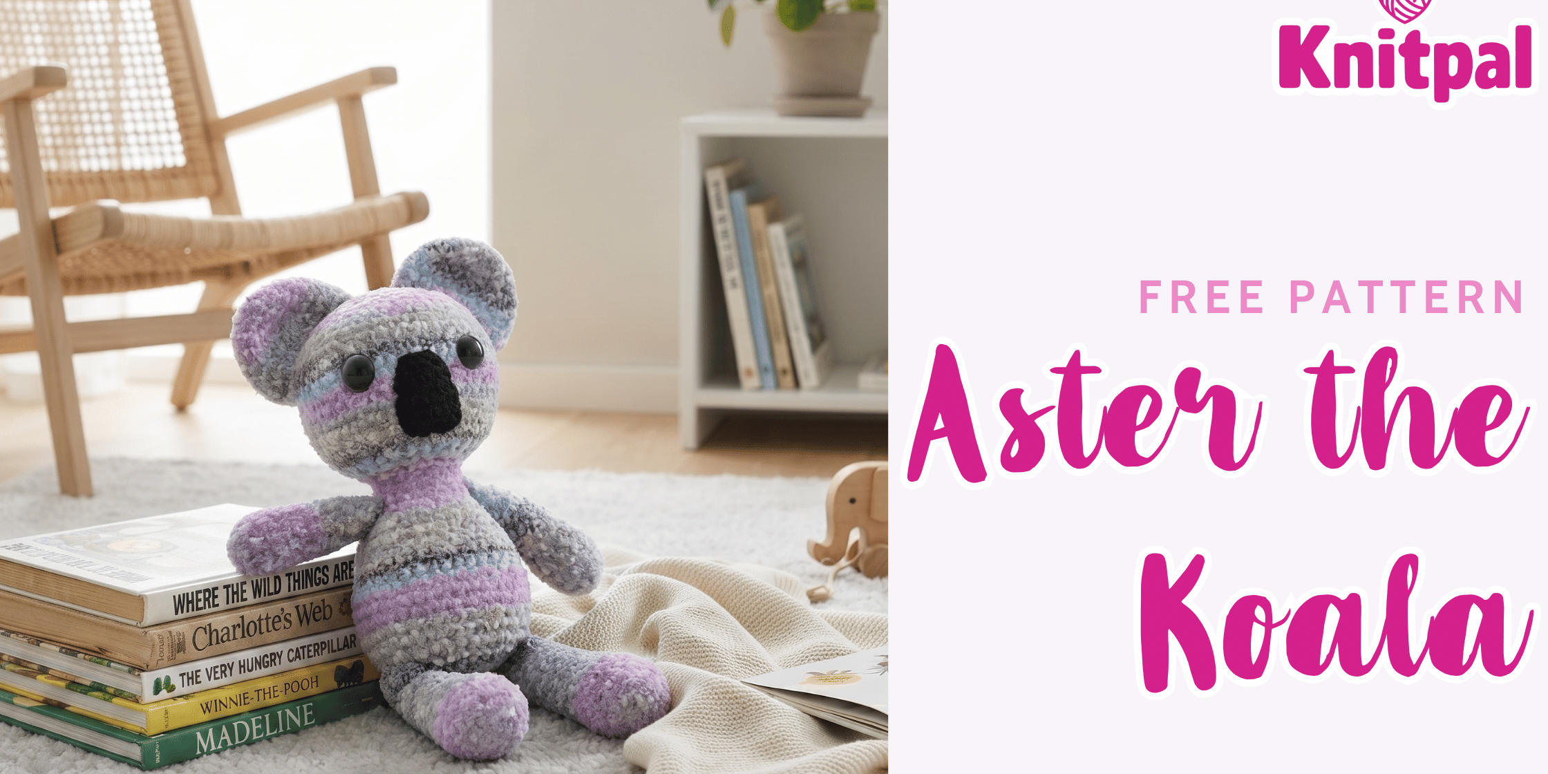 Aster the Koala - Free Amigurumi Crochet Pattern