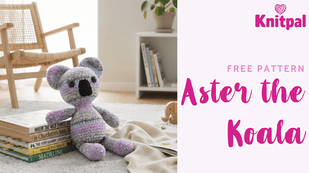 Aster the Koala - Free Amigurumi Crochet Pattern