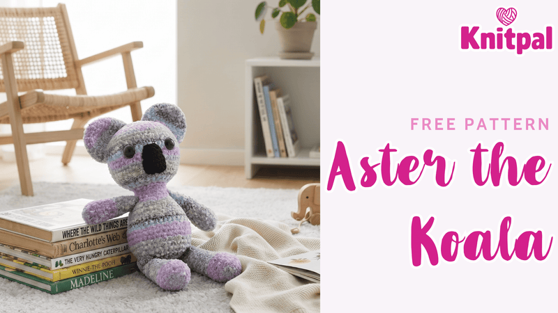Aster the Koala - Free Amigurumi Crochet Pattern