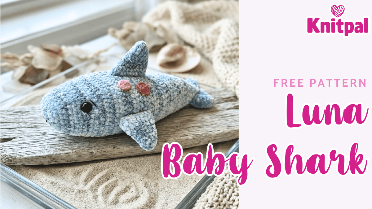 Luna Baby Shark - Free Crochet Pattern