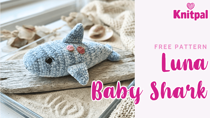 Luna Baby Shark - Free Crochet Pattern