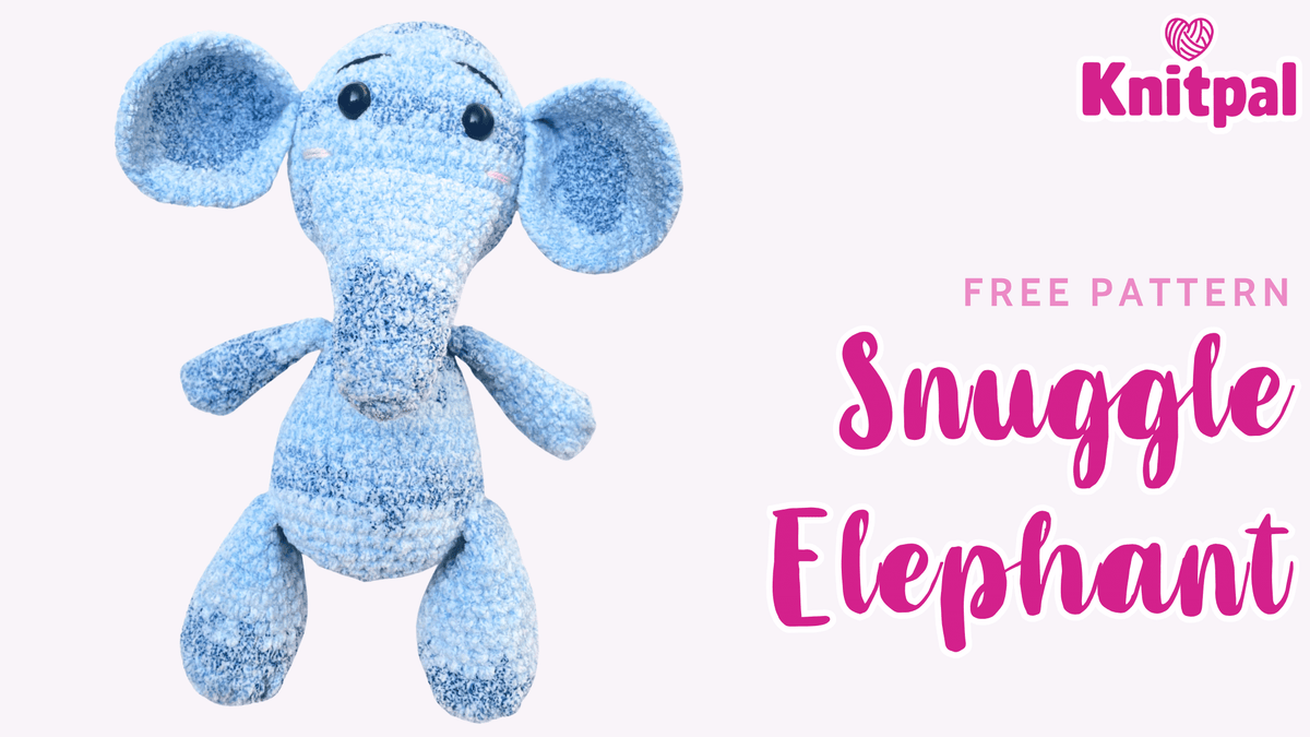 Snuggle Elephant - Free Amigurumi Crochet Pattern