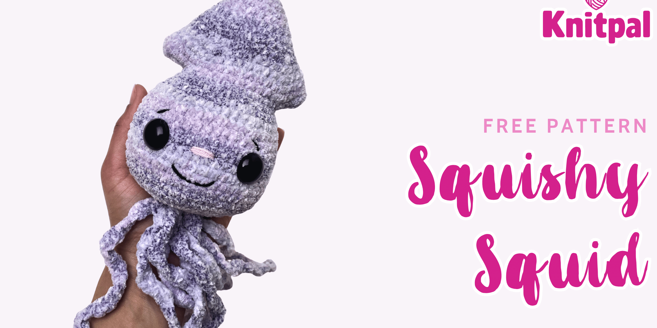 Squishy Squid - Free Amigurumi Crochet Pattern