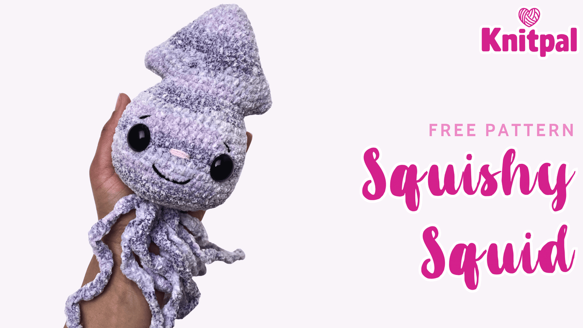 Squishy Squid - Free Amigurumi Crochet Pattern