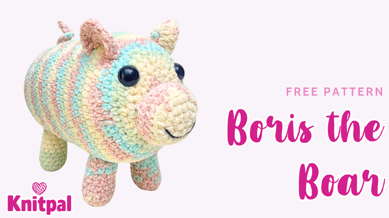 Boris the Boar - Free Amigurumi Crochet Pattern