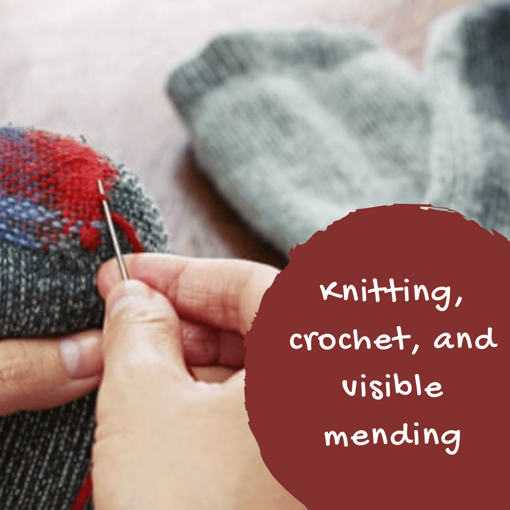 Knitting, crochet, and visible mending - KnitPal