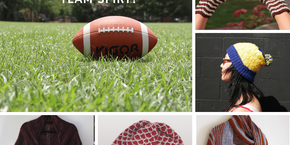 Where to Find Free Patterns to Show Your Team Spirt? - KnitPal