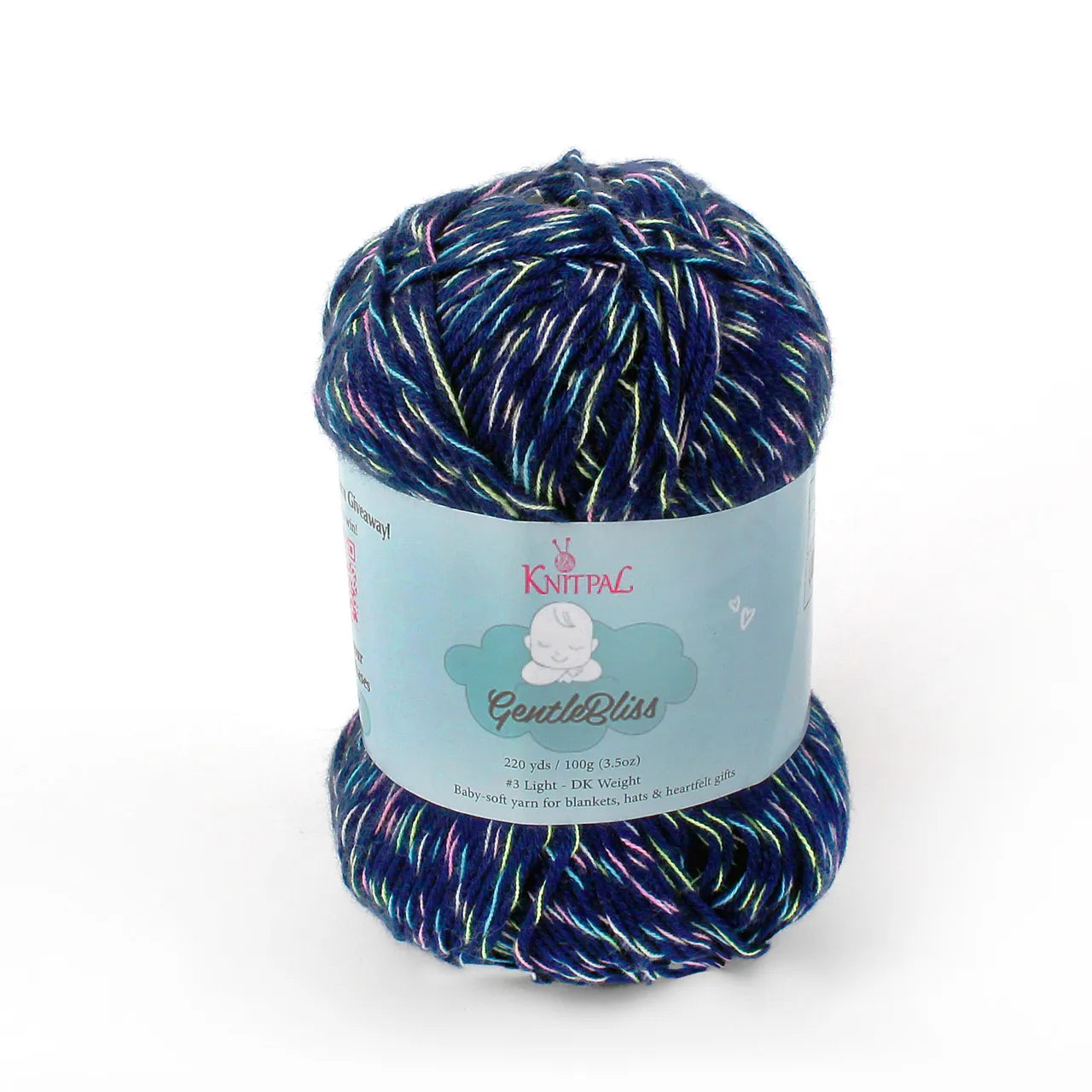 KnitPal GentleBliss Yarn — Navy Blue DK Weight (4 Skeins)